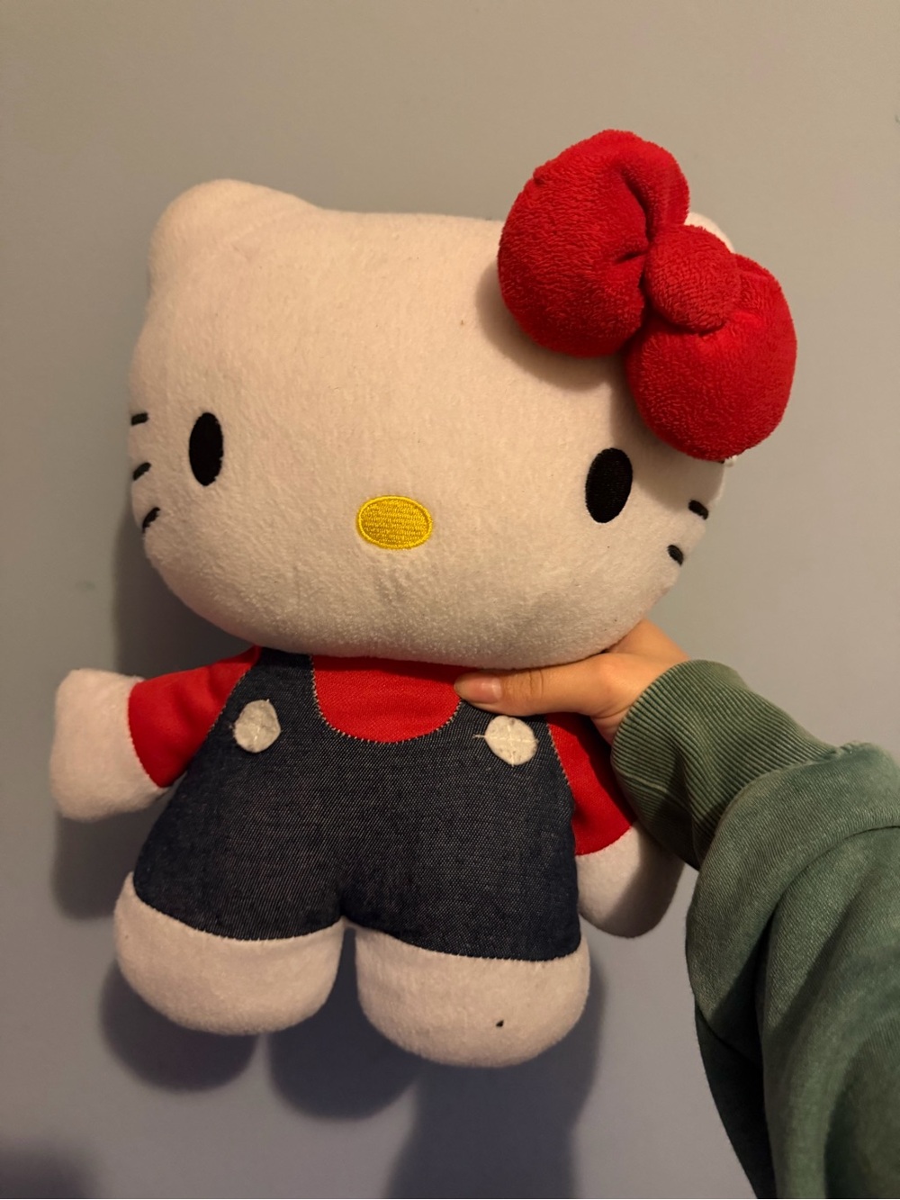 Hello Kitty Plush backpack - White with Red Bow